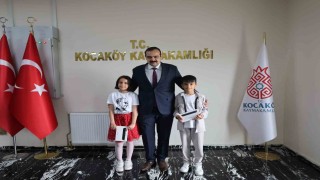 Kocaköyde çocuklara temsili kaymakamlık sertifikası verildi