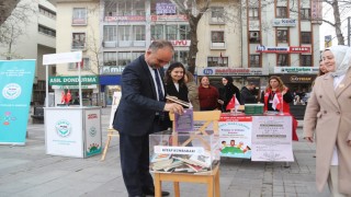 Konyada çocuk evlerine kütüphaneler oluşturuluyor