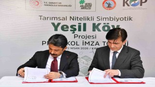 KOP destekli Yeşil Köy projesi için imzalar atıldı
