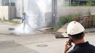 Körfezde trafo yangını paniğe neden oldu