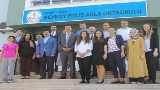 Köşk Beyköy Poliis Abla Ortaokulunu gururlandıran mektup