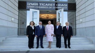 Kosta Rika First Ladysi Zeikateden İzmir Ticaret Odasına ziyaret