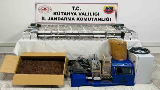 Kütahyada kaçak tütün operasyonu