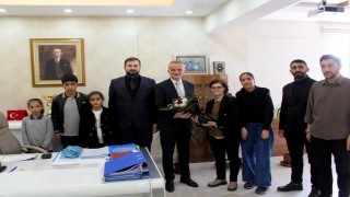 Kütüphaneler Haftası Kapsamında Kaymakam Minuza Ziyaret
