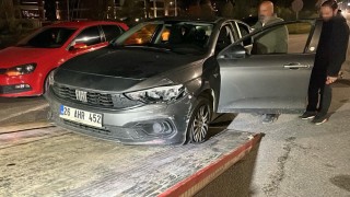 Lastikleri patlatılarak durdurulan araçtan uyuşturucu çıktı