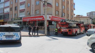 Lokantanın bacasında çıkan yangın söndürüldü