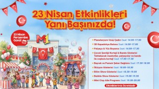 M1 Konya AVMden 23 Nisanda çocuklar için ücretsiz etkinliler