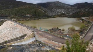 Maksimum seviyeye ulaşan Kozağaç Barajında su tahliyesine başlandı