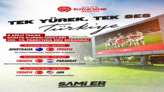 Malatyada Dünya Kupası heyecanı bu kez açık havada yaşanacak