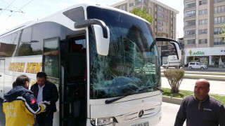 Malatyada iki otobüs çarpıştı: 2 yaralı