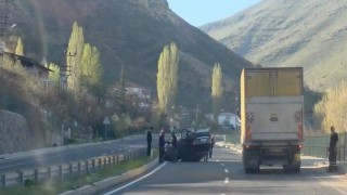 Malatyada kontrolden çıkan otomobil takla attı