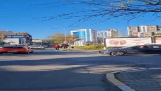 Maltepede sürücüyü darbedip motosikletine el koydular
