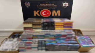 Mardinde 19 bin paket kaçak sigara ele geçirildi