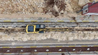 Mardinde bir mahallede daha atıksu hattı döşeme çalışması tamamlandı