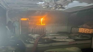 Mardinde müstakil evde çıkan yangın söndürüldü