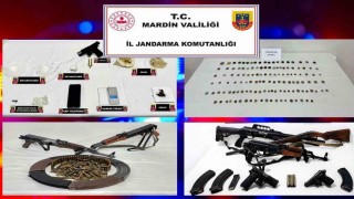 Mardinde silah ve tarihi eser kaçakçılığı operasyonu: 6 gözaltı