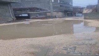 Mazıdağında sokaklar göle döndü