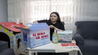 Mersin Büyükşehir Belediyesinden bebekli ailelere aylık destek