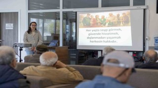 Mersin Büyükşehir Belediyesinden Emekli Evi üyelerine akran zorbalığı eğitimi