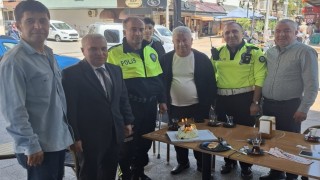 Mersinde 28 yıllık polis memuru telsizden veda etti