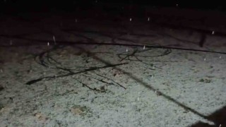 Mersinde dolu yağışı etkili oldu