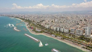 Mersinde sahil hattına Plaj Mersin projesi