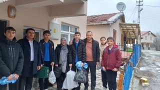 Meslek lisesi öğrencilerinden gönüllere dokunan davranış