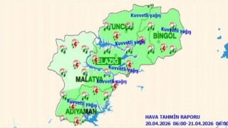 Meteoroloji 13. Bölge Müdürlüğünden, 4 ile kuvvetli yağış uyarısı