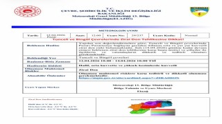 Meteorolojiden  Bingöl ve Tunceli için zirai don uyarısı