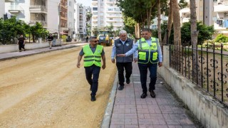 Mezitlide yol çalışmaları altyapıyla birlikte yenileniyor