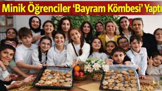 Minik Öğrenciler Bayram Kömbesi Yaptı
