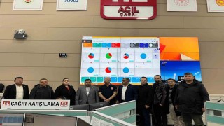 Muğla 112 Acil Çağrı Merkezi muhtarları ağırladı