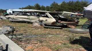 Muğla-Denizli yolunda feci kaza: 1 ölü, 1 yaralı