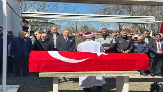 Muratlıda gazi polis için son görev