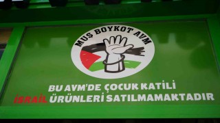 Muşta boykot ürünlerini raflarına almayan yeni market hizmete açıldı