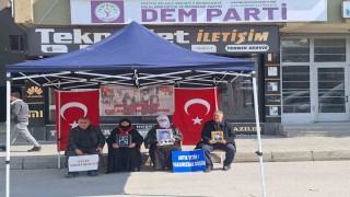 Muşta evlat nöbeti sürüyor