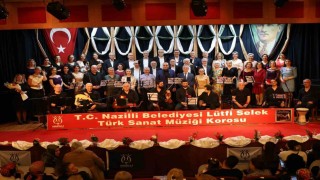 Nazillide Şarkılarda Anılar konserine vatandaşlar ilgi gösterdi