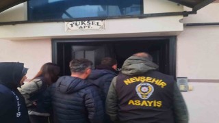 Nevşehirde fuhuş operasyonu: 7 gözaltı