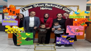 Ödemişte Otizm Farkındalık Gününde sevgi vurgusu