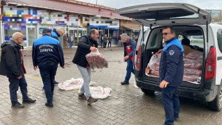 Orduda 200 kilo kaçak ete el konuldu