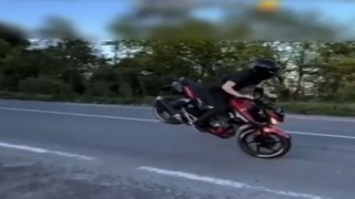 Orduda tehlikeli motosiklet kullanan sürücüye 72 bin lira ceza