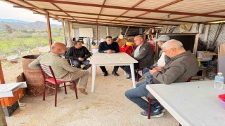 Orman yangınlarından etkilenen vatandaşların geçici barınma alanları incelendi
