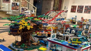 Ortaokul öğrencisi olan Batunun lego şehri müzede sergileniyor