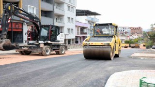Osmangaziden Hamitlere 300 tonluk asfalt desteği