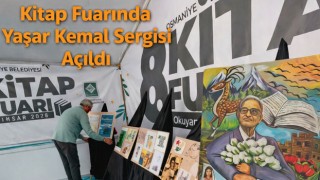 Osmaniye Kitap Fuarında Yaşar Kemal Sergisi Açıldı