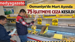 Osmaniye’de Mart Ayında 75 İşletmeye Ceza Kesildi