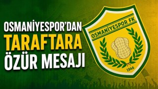 Osmaniyespor’dan Taraftara Özür Mesajı