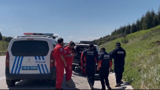 Otoyola 5 yaşında çocuk bırakıldı ihbarı ekipleri alarma geçirdi
