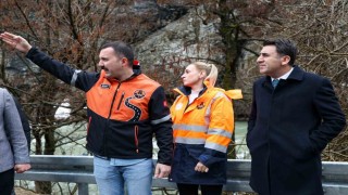 Ovacık yolunda tehlikeli virajlar genişletiliyor