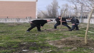 Patnos RAMda ağaçlandırma çalışması